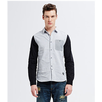 经典拼接！Lee男式长袖休闲衬衫L14664T80K11