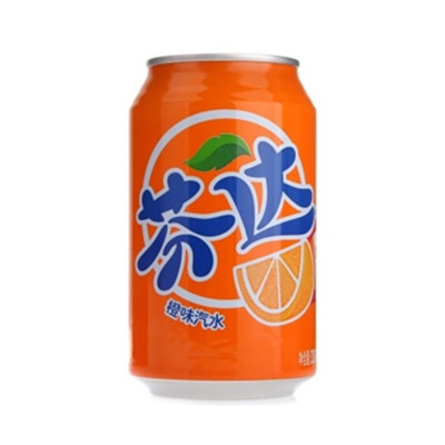 趸货！芬达碳酸饮料330ml*24听 整箱