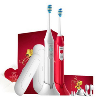 全网好价！力博得Only U声波电动牙刷礼盒(2支装)