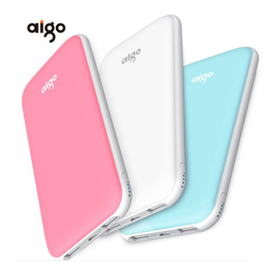新低！aigo/爱国者聚合物充电宝10000毫安TF100