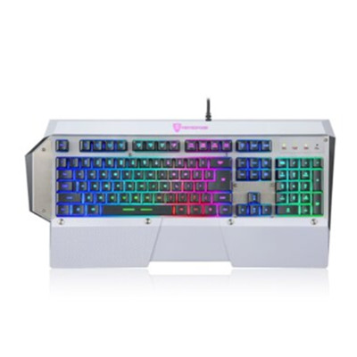 七彩背光！摩豹 K800七彩背光游戏键盘