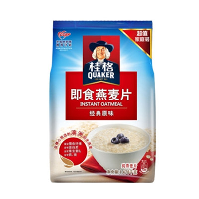 历史新低！桂格即食燕麦片超值装1478g