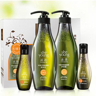 太阳的后裔同款！滋源控油洗发水护发素套装265ml*2