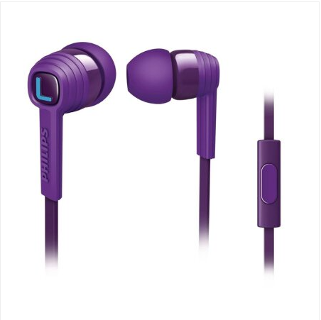 狂热！飞利浦（PHILIPS） 狂热系列 入耳式手机耳机