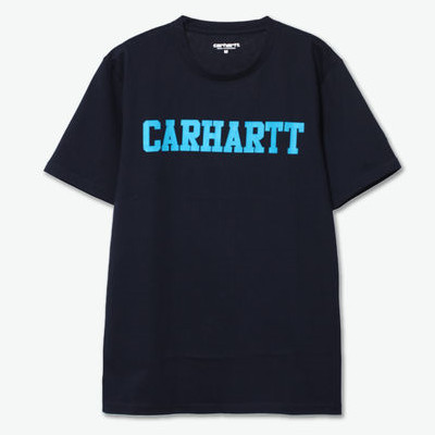 大牌新低！余文乐同款Carhartt简约LOGO短袖T恤(三色）