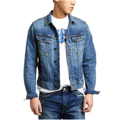 新品好价！Lee男式水洗牛仔长袖夹克L15059H461DV