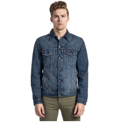 牛仔风尚！Levi's李维斯男式Trucker牛仔机车夹克47024-0002