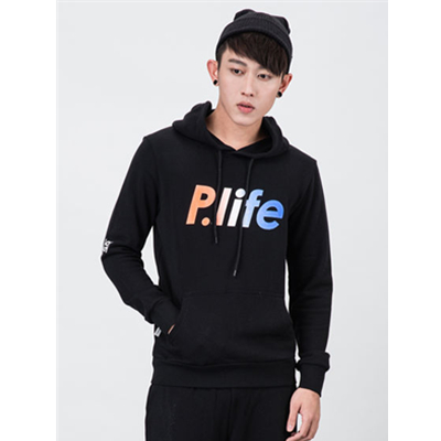 经典印花！Preppy Elite渐变色字母印花卫衣