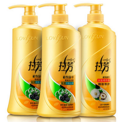 超实惠！拉芳植物凝萃去屑柔顺洗发露套装