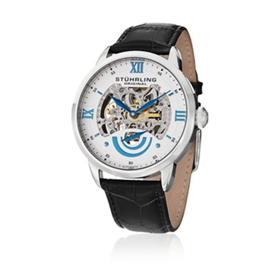 好价！Stuhrling Original施图灵 574.01透视自动机械男表