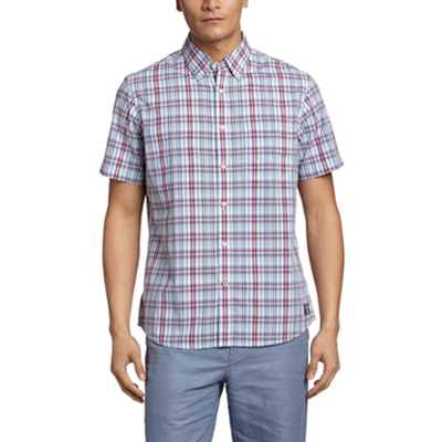 休闲百搭！Nautica Tasman Sea休闲衬衫4W2950S