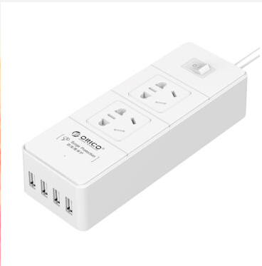 创意设计！奥睿科（ORICO）IPC-2A4U 智能4口USB充电插排