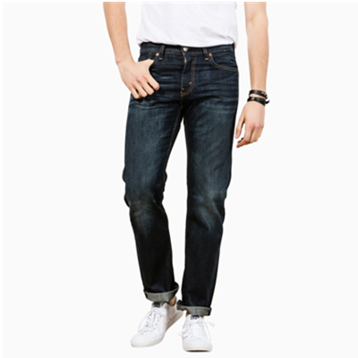 新品好价！Levi's李维斯504系列男士标准直脚水洗牛仔裤29990-0532