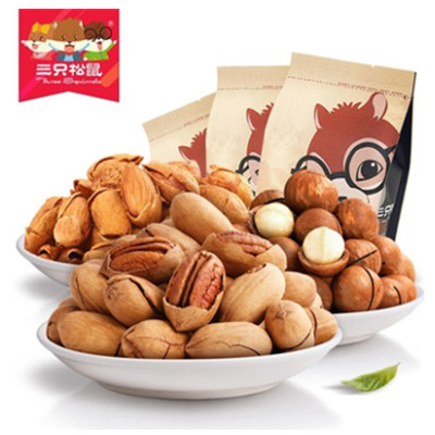 好吃不贵！三只松鼠坚果组合630g