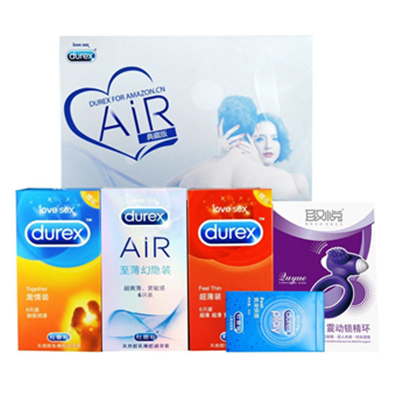 轻薄无隔阂！Durex杜蕾斯避孕套AIR定制礼盒