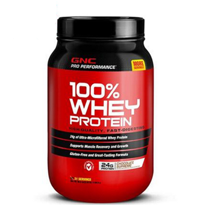 健身必备！GNC健安喜乳清蛋白质粉2磅