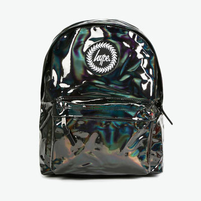 炫酷！hype Backpack  渐变色漆皮双肩包