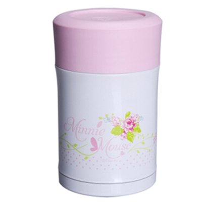 宝宝必备！迪士尼（Disney）米妮高真空儿童不锈钢食物焖烧罐