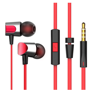 甜美中高音！dostyle HS307立体声入耳式金属线控耳机