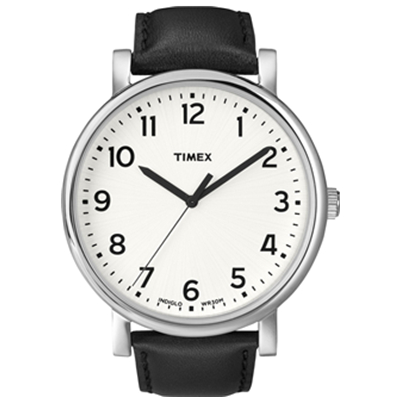 简约复古！TIMEX天美时中性石英手表T2N338
