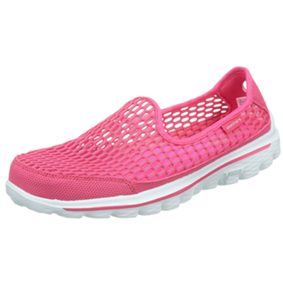 夏季必备！Skechers斯凯奇GO WALK 2一脚蹬休闲鞋13956