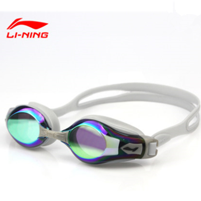 大白菜！李宁泳镜高清防雾大框防水近视平光镀膜男女士通用游泳眼镜