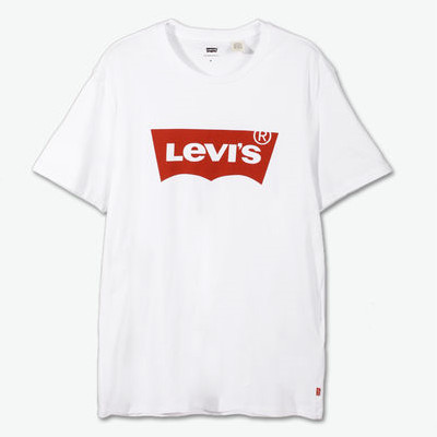 经典款！Levi’s 男士Logo印花短袖T恤