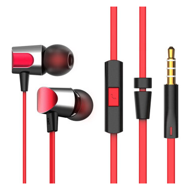 甜美中高音！dostyle HS307立体声入耳式金属线控耳机