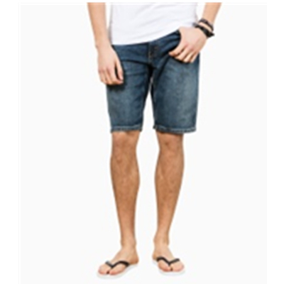 夏季单品！Levi's李维斯男士修身直脚水洗牛仔短裤23778-0000