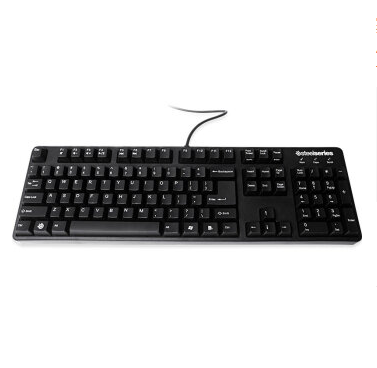 原厂黑轴！赛睿（SteelSeries）6Gv2 18k黄金触点游戏机械键盘