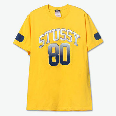 第二件5折！STUSSY 80 TEE 渐变数字印花T恤