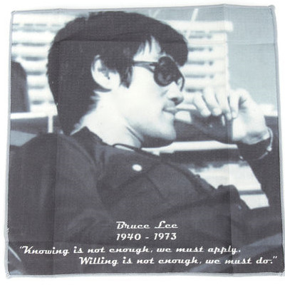 高逼格！Pikka Pikka  Bruce Lee李小龙传奇 手帕系列