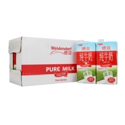 客户端好价！德亚全脂牛奶1L*12