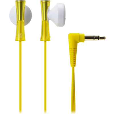 全网好价！Audio-Technica铁三角ATH-J100 YL耳塞式耳机