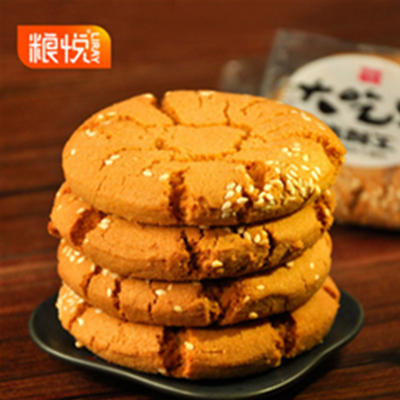 香酥可口！粮悦大吃兄桃酥饼干465g