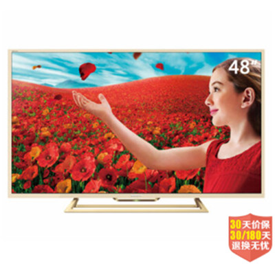 时尚华丽！SONY 索尼 KDL-48R550C 48英寸液晶电视