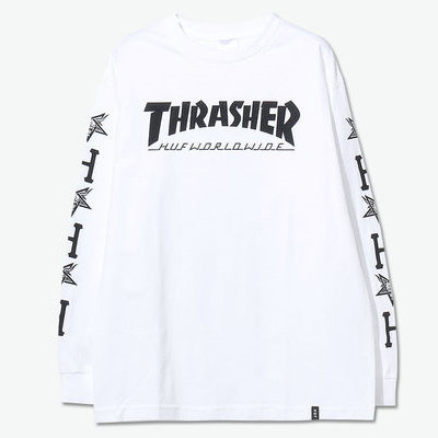 速来第二件5折！HUF X Thrasher经典联名T恤