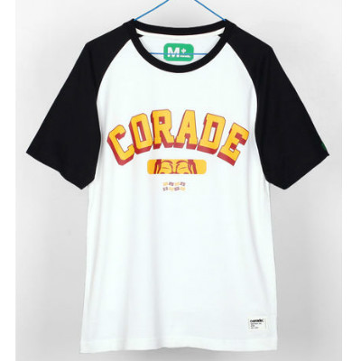 好看！corade 复古字体印花T恤