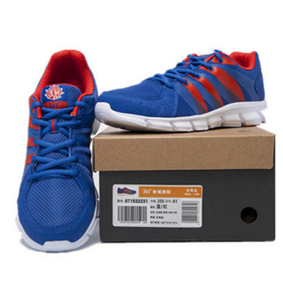 新款上市！361度透气减震防滑情侣款跑步鞋671532231