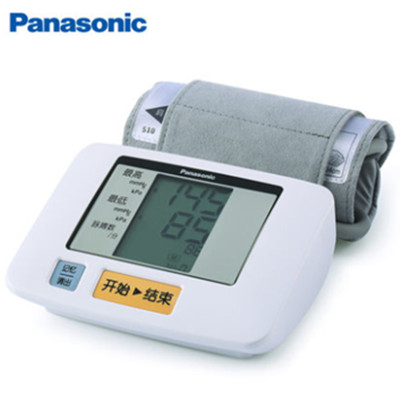 好价！Panasonic/松下上臂智能电子血压计EW3106