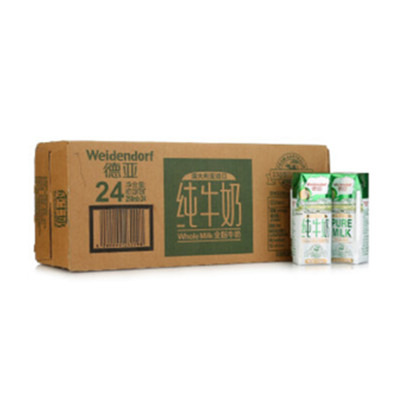 客户端好价！德亚 全脂牛奶 250ml*24盒