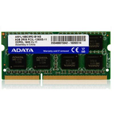 全网好价！威刚万紫千红DDR3L 1600 8G笔记本内存