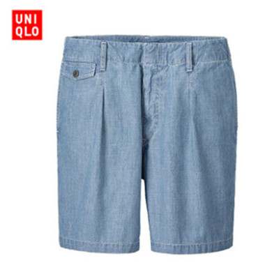 舒适休闲！优衣库LM打褶中裤175919