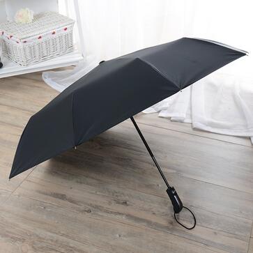 一件9折！Lotosblume 10骨防晒黑胶晴雨伞