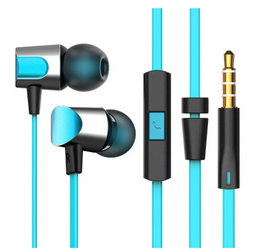 甜美中高音！dostyle HS307立体声入耳式金属线控耳机