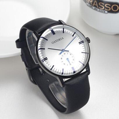 无边框设计！GanDria 瑞亚 男士石英表7018-1516