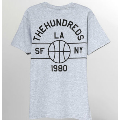 大牌新低！The Hundreds  运动印花T恤