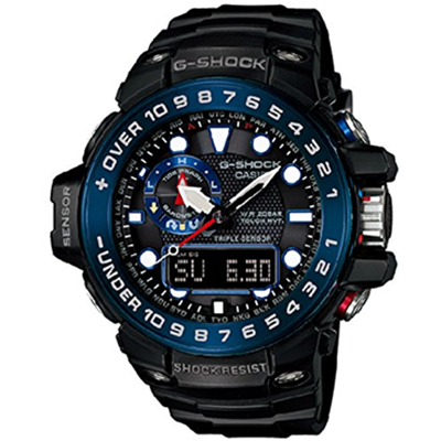 全网好价！卡西欧G-SHOCK系列电波男士手表GWN-1000B-1BDR