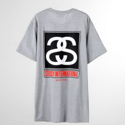 历史新低！stussy 字母logo印花短袖T恤