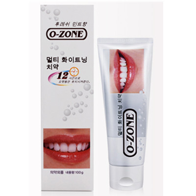 消炎去口臭！O-ZONE/欧志姆韩国原装进口牙膏3支装